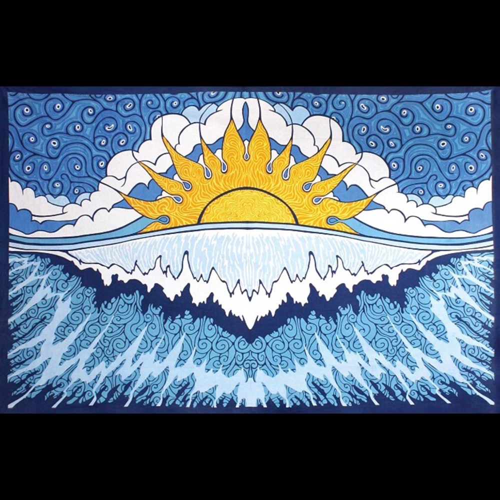 Sun Over the Ocean Tapestry